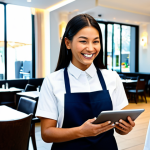 서비스관리사와 서비스 설계 사례 - Restaurant Reservation System Improvement**

"A brightly lit, modern restaurant interior. A friendly...