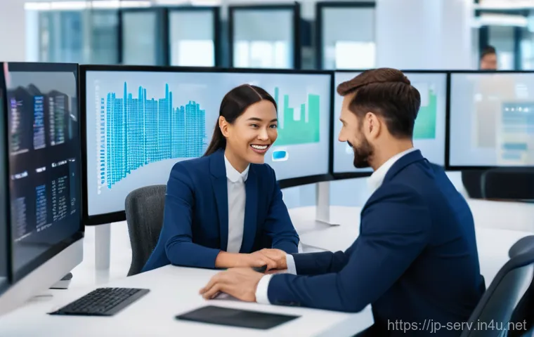 서비스관리사와 고객의 기대 관리 - Image Prompt 1: The Synergy of AI and Human Empathy in Customer Service**