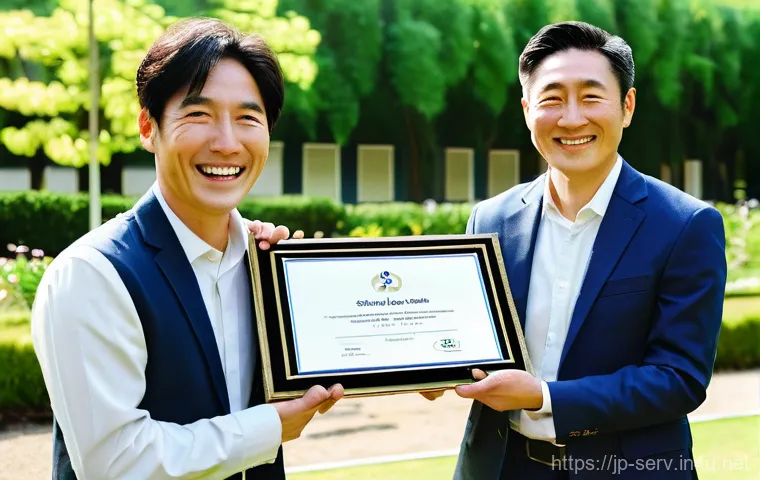 서비스관리사 자격증 취득 후기 - **Prompt:** A focused team meeting in a well-organized disability welfare service office. The Servic...