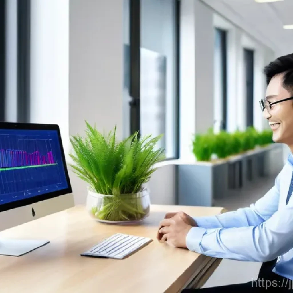 서비스관리사 실무 팁 모음 - **Prompt 1: A Vision of Efficient Social Welfare Services with ICT Tools**
"A bright, modern off...