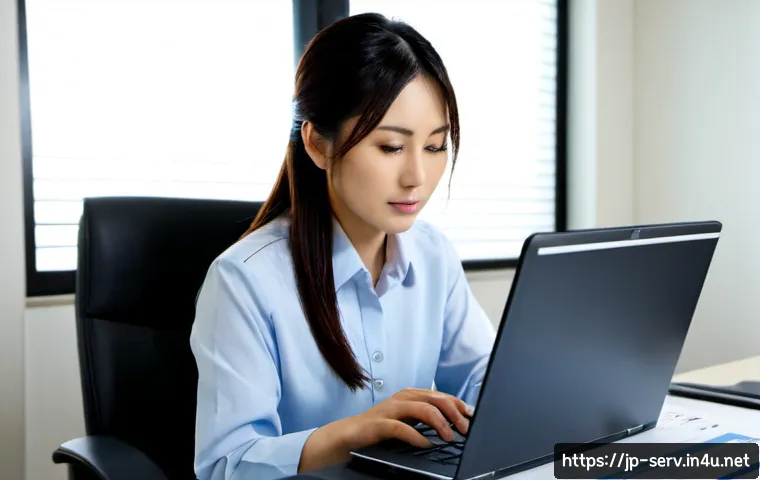 서비스관리사와 직무 기술서 업데이트 - Photorealistic Japanese service manager in a neat modern office, reviewing and updating a job descri...